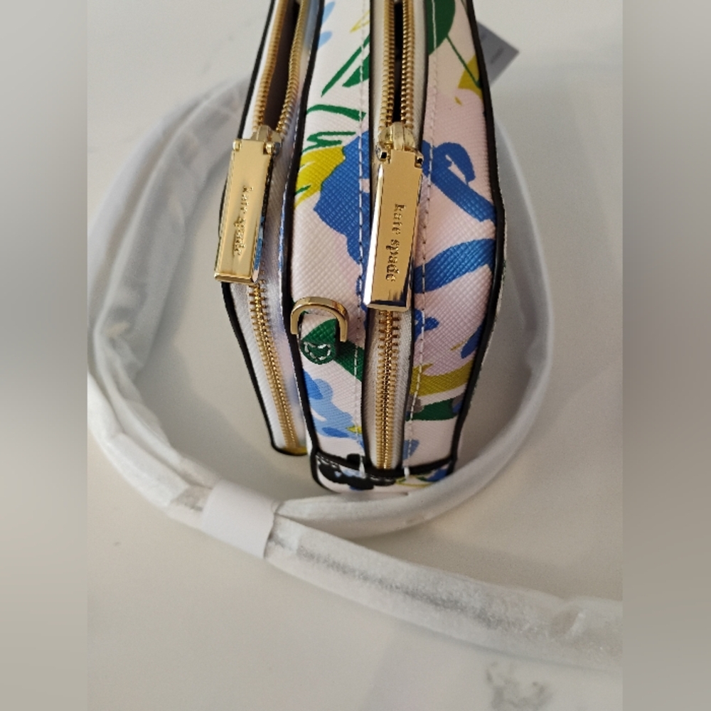 NWT Kate Spade Crossbody Bag - Vibrant Blue Floral - MSRP $259 - Picture 7 of 12